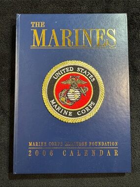 United States Marines 2006 Blue Calendar Book